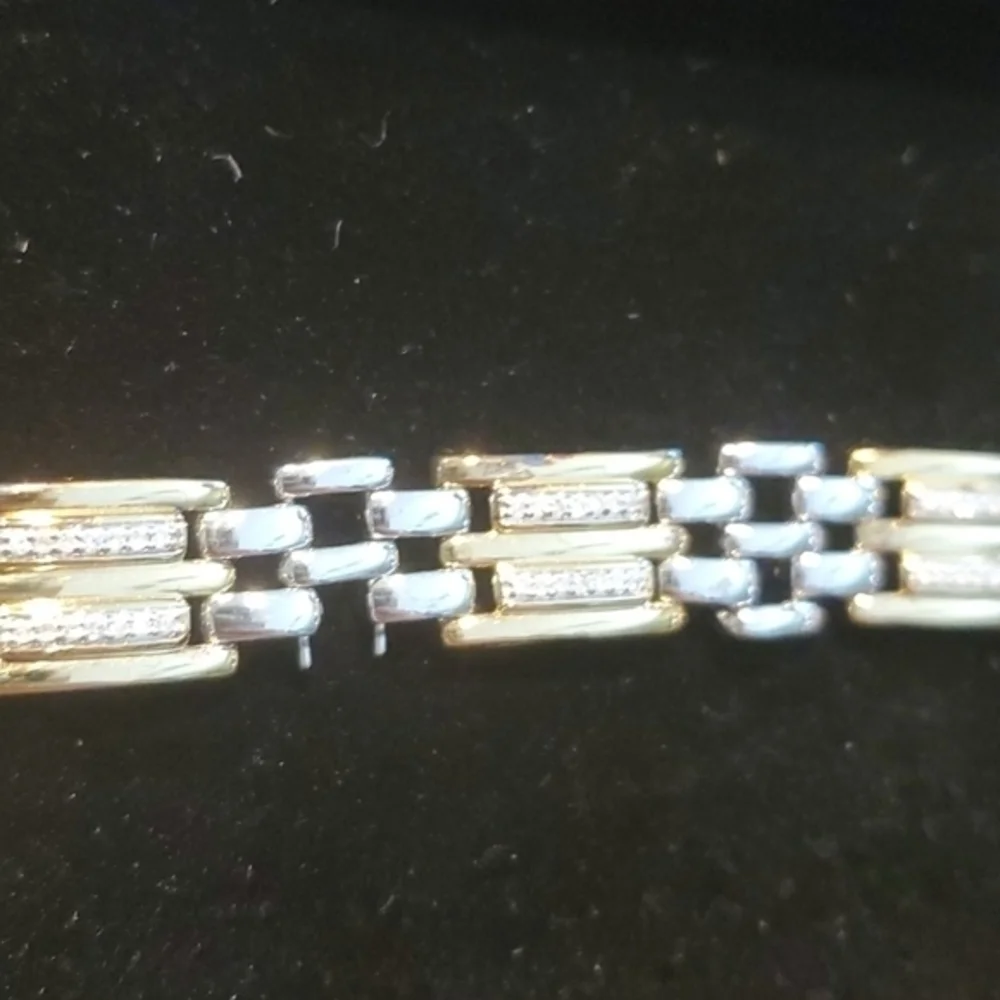 Men's Diamond Two-tone Bracelet 1/2 ct. t.w. NWOT‎